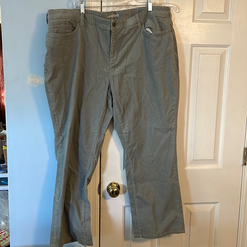 Lands end corduroy pants 24W